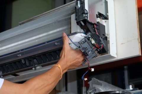 AC service by JJ Smart Services technician